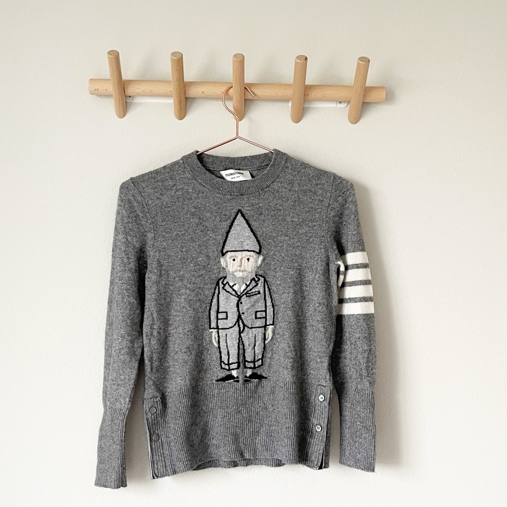 Thom Browne 4-Bar Gnome Sweater